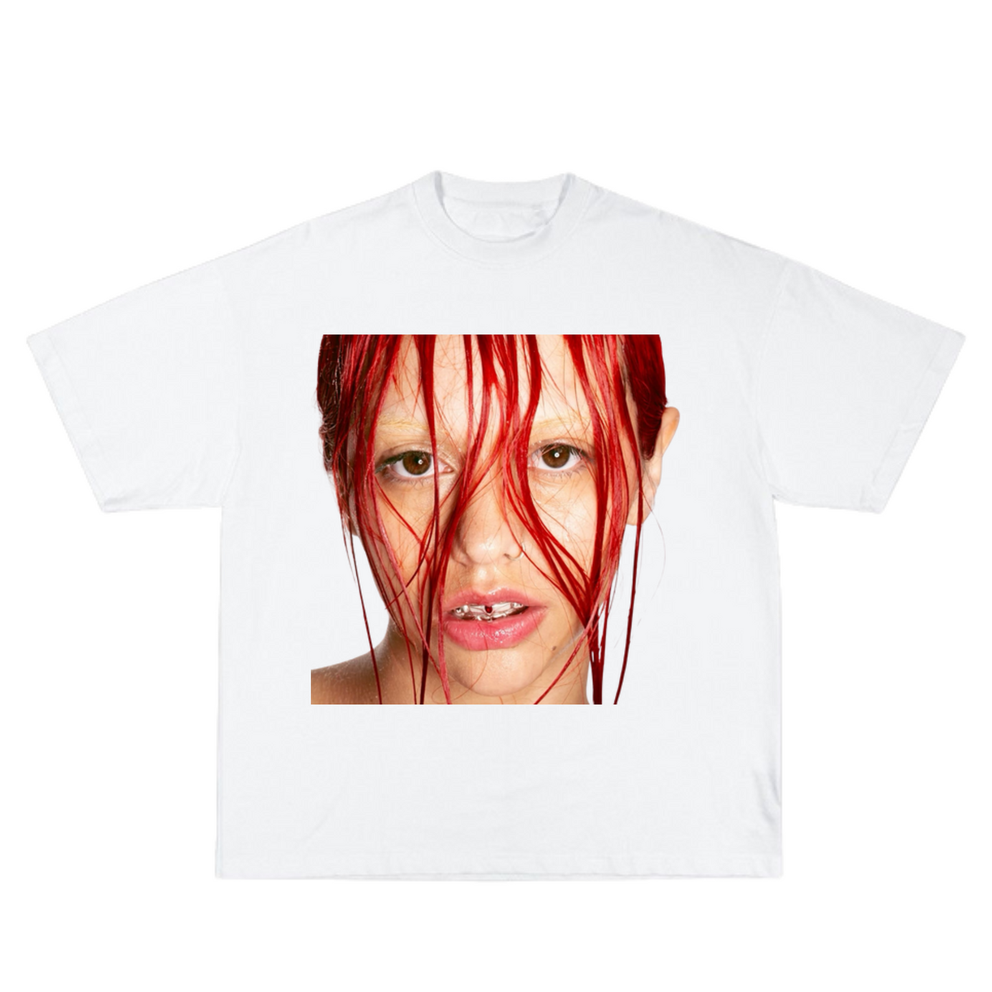 T shirt akrilla face