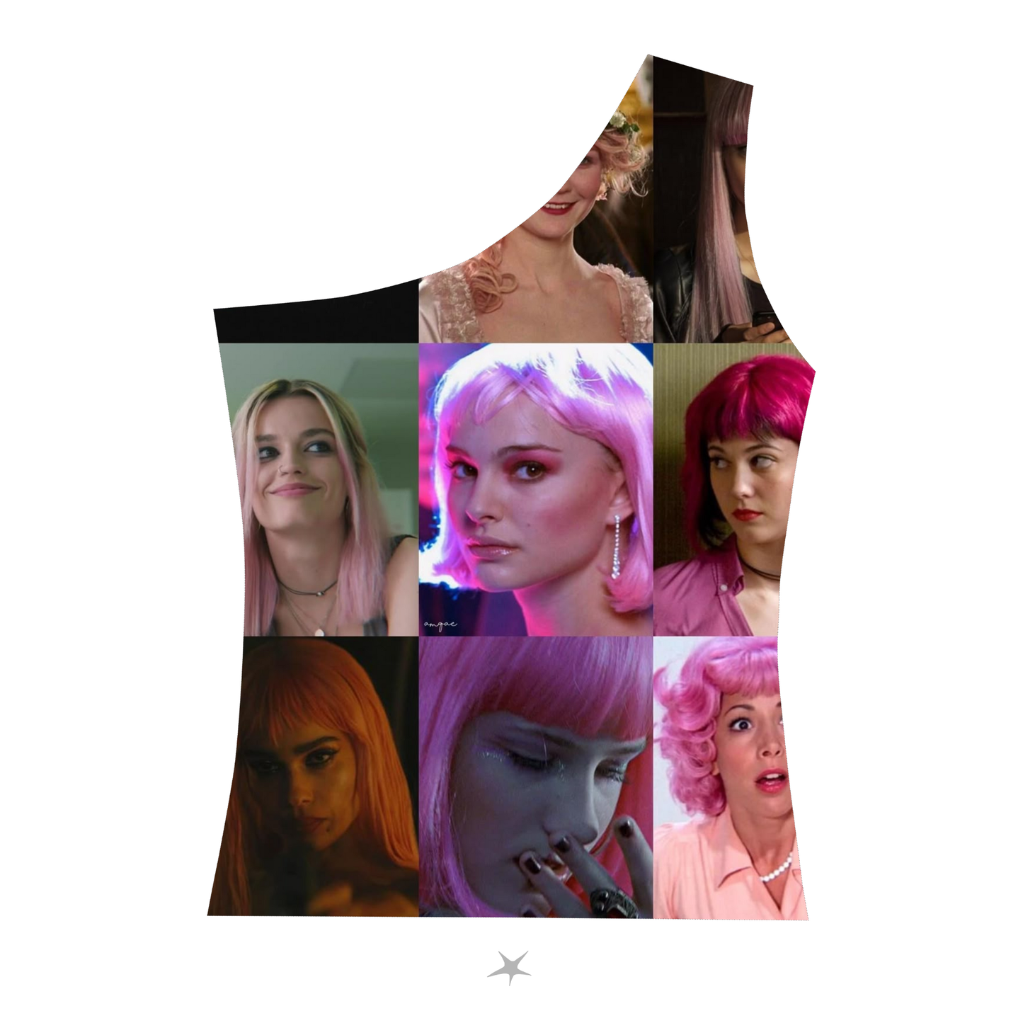 Girl pink hair!