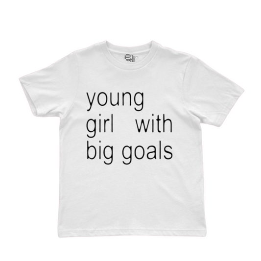 young girl big goals